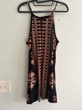 Xhilaration razor back tie dye dress M